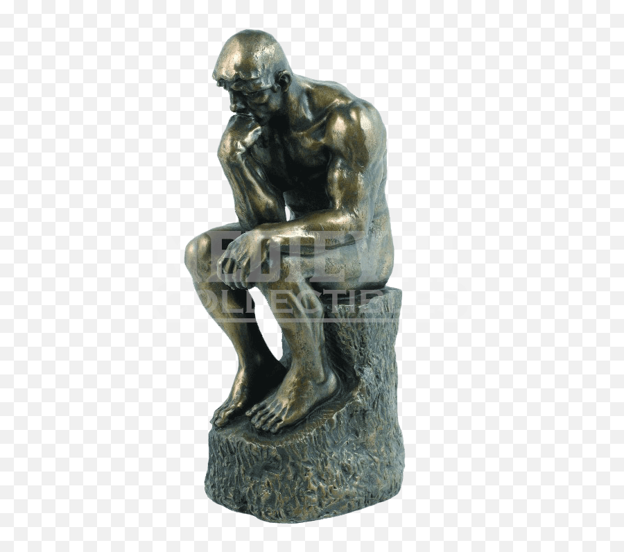 Thinker Statue 8688 Png - Thinking Statue Emoji,The Thinker Png