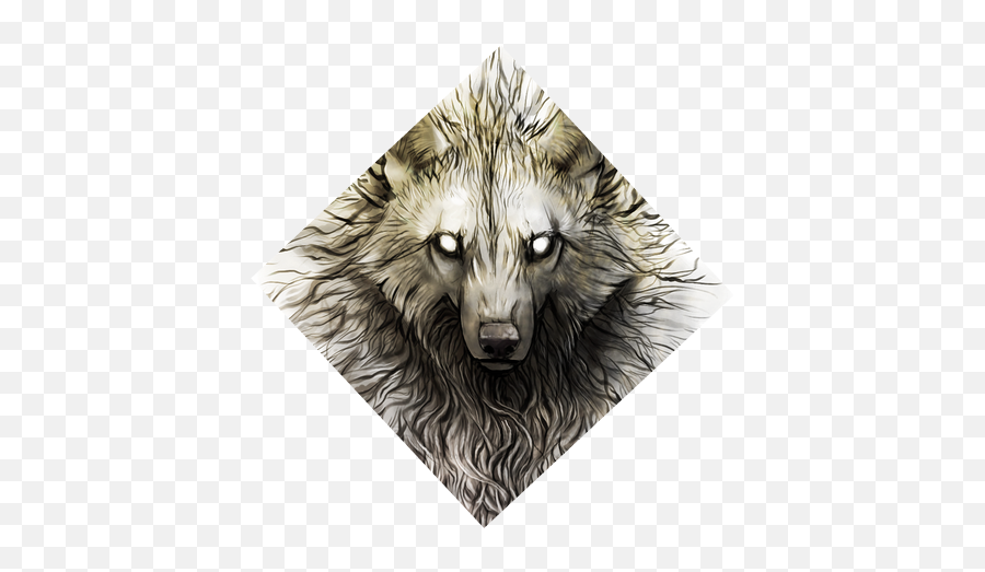 Download Wolf Art - Sick Wolf Drawings Emoji,Wolf Face Png