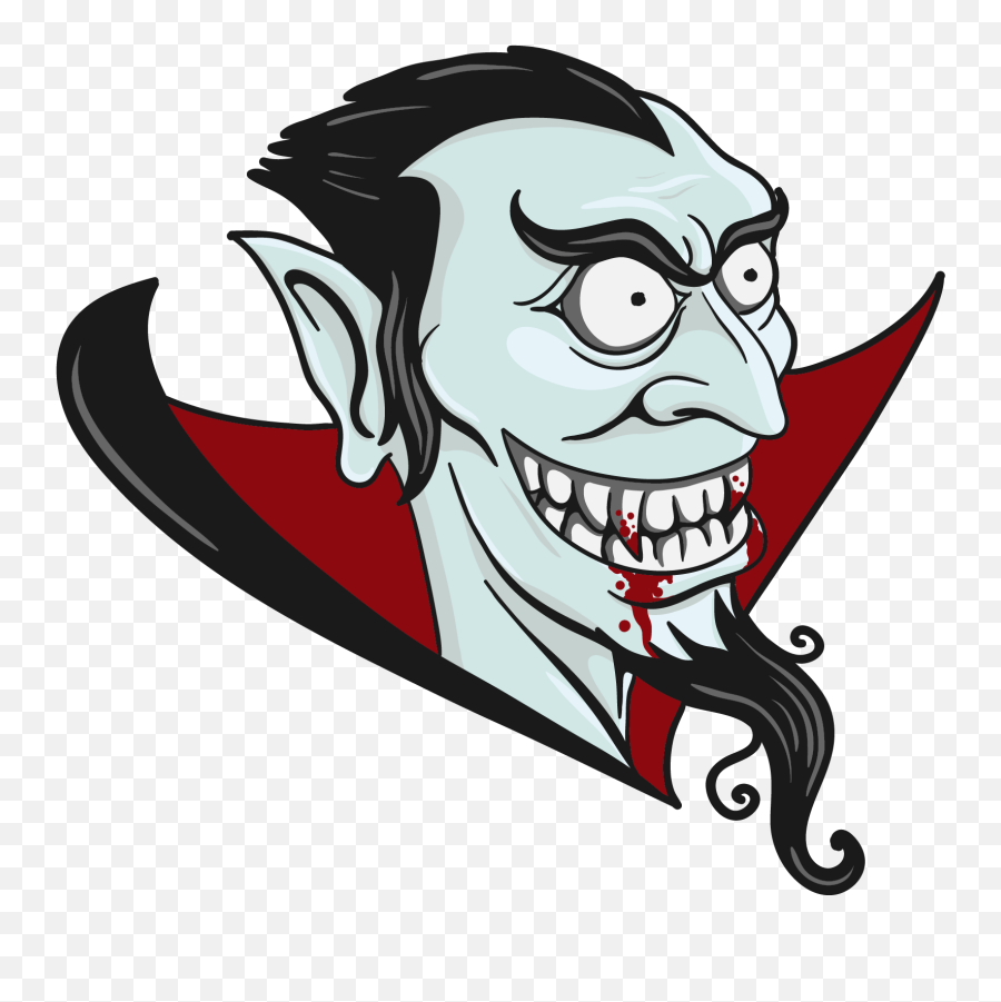Free Transparent Vampire Png Download - Vampire Cartoon Head Transparent Emoji,Vampire Png