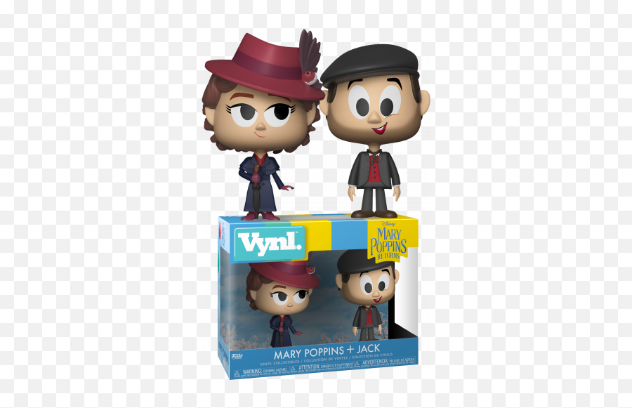 Mary Poppins Returns - Mary Poppins And Jack Vynl Vinyl Figure 2pack Emoji,Mary Poppins Clipart