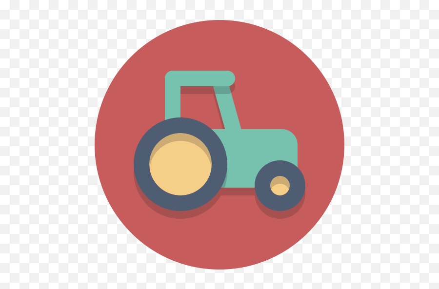 Vehicle Tractor Farming Icon Emoji,Farmer On Tractor Clipart