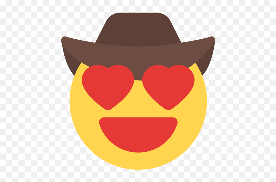 In Love - Free Smileys Icons Emoji,Cowboy Emoji Transparent