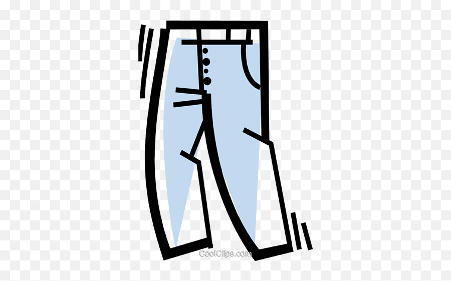 Pants Royalty Free Vector Clip Art Illustration - Vc072588 Emoji,Pant Clipart