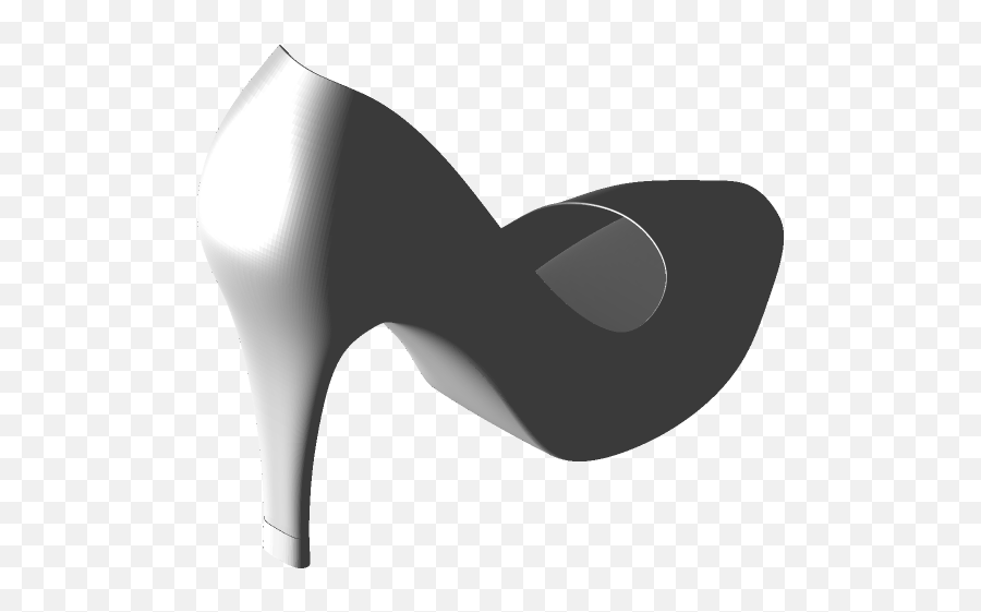 High Heels 3d Cad Model Library Grabcad Emoji,High Heeled Shoe Clipart