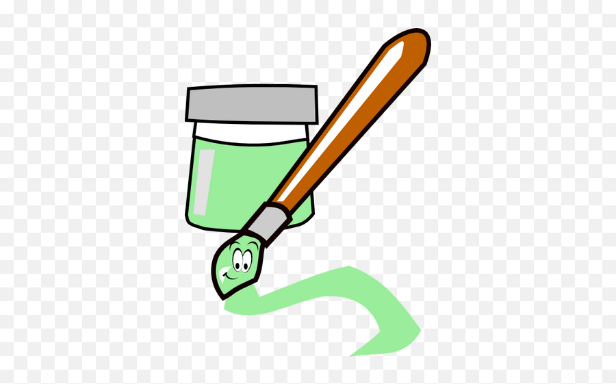 Green Paint Brush Transparent Png Images U2013 Free Png Images Emoji,Paint Stroke Clipart
