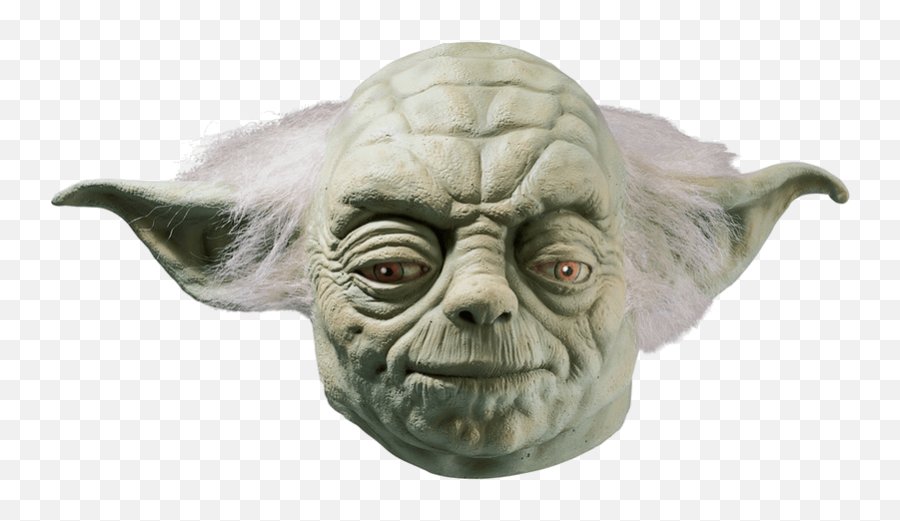 Yoda Latex Mask Costume Star Wars - Yoda Mask Emoji,Yoda Png