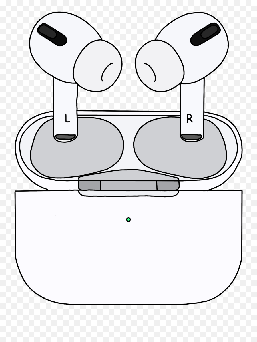 Airpod Pros Sticker - Pantnagar Janvani Emoji,Airpods Transparent Background