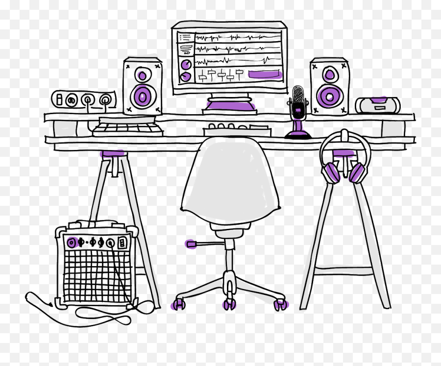 How To Start A Podcast Choosing The Right Equipment - Computer Desk Emoji,Microphone Transparent