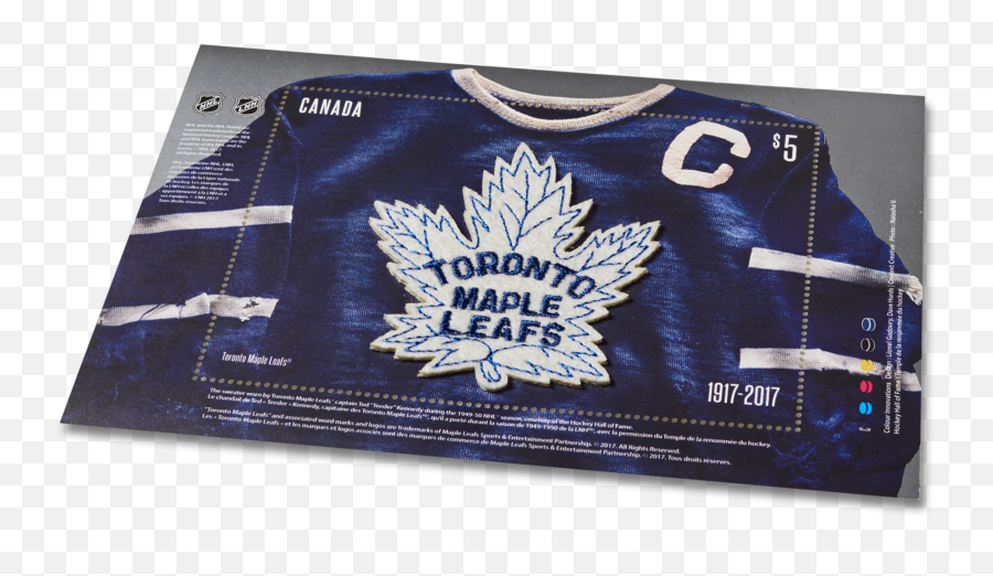 100 Years Of Toronto Maple Leafs Hockey Canada Post - Maple Leaf Emoji,Toronto Maple Leafs Logo