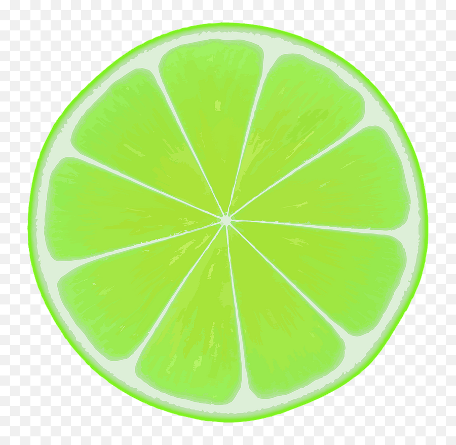 Leaf Citrus Key Lime Png Clipart - Green Lemon Slices Png Emoji,Lime Clipart