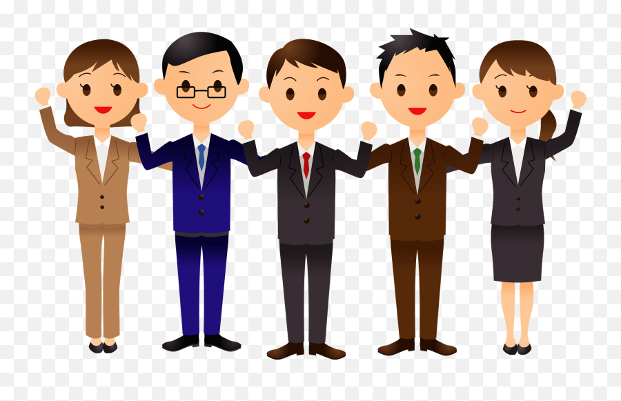 Business People Clipart Free Download Transparent Png - Social Group Emoji,Group Of People Clipart