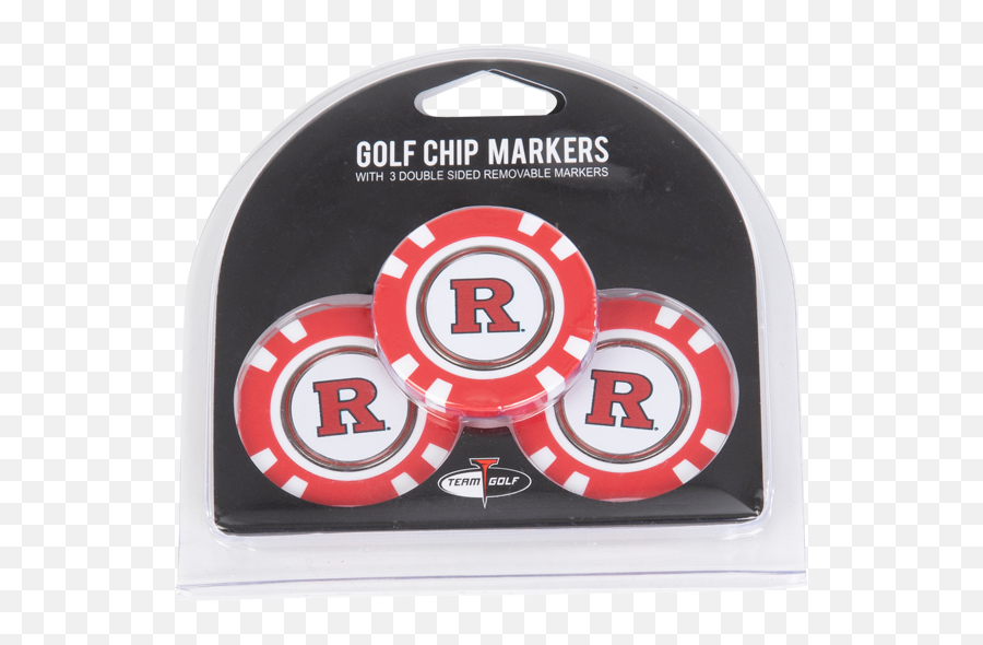 Official Rutgers Online Store 3 Pack Golf Chip Rutgers Team Shop - Golf Chip Set Emoji,Rutgers University Logo