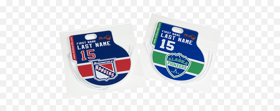 Hockey Equipment Bag Tags Personalized - Sticker Emoji,Logo Tags