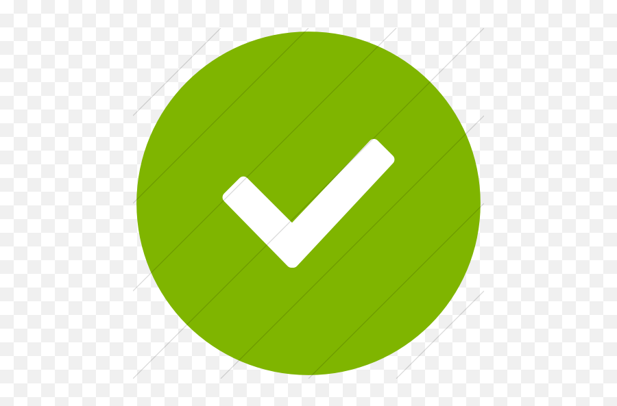Iconsetc Flat Circle White On Green Broccolidry Checkmark Icon - Approved Icon Png Emoji,Check Mark Transparent Background