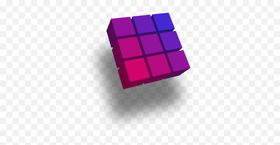 Buttonpresser Studios - Purple Rubix Cube Logo Emoji,Cubes Logo
