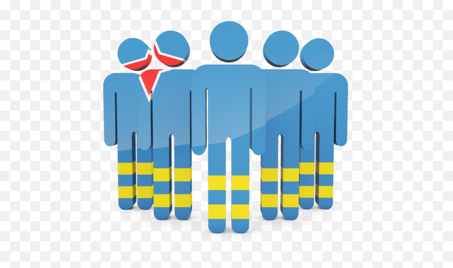 People Icon Illustration Of Flag Of Aruba - Mongolian People Icon Png Emoji,Commercial Use Clipart