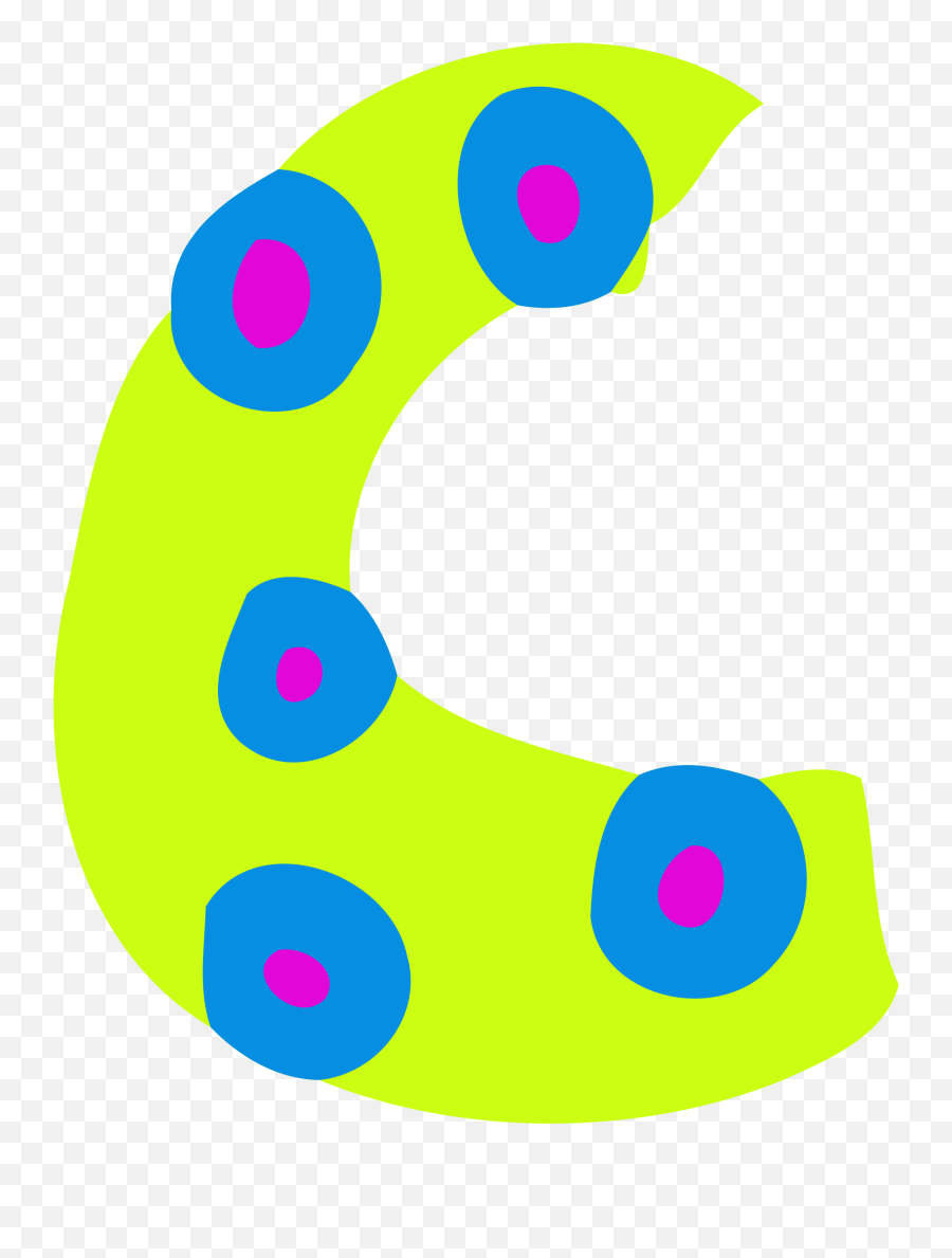 1865 X 2383 1 - Clipart Colourful Letters C Emoji,C Clipart
