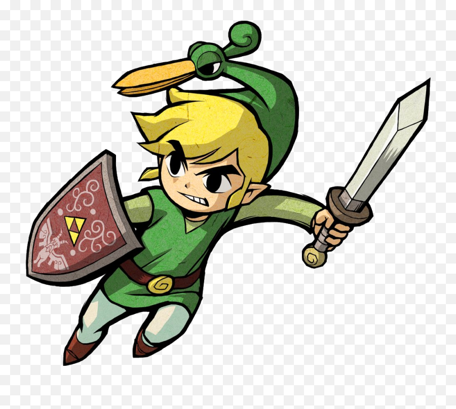 Legend Of Zelda Link Minish Cap Hd Png - Zelda Minish Cap Gba Emoji,Toon Link Png