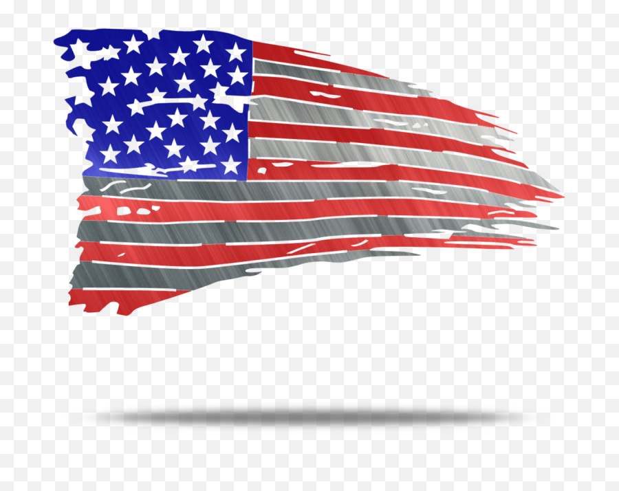 Distressed Thin Blue Line Flag - High Resolution American Flag Distressed Emoji,U.s.flags Clipart