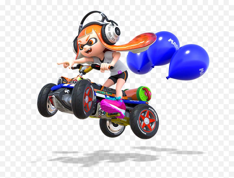 Tricycle - Mario Kart 8 Deluxe Inkling Girl Transparent Mario Kart 8 Deluxe Inkling Png Emoji,Mario Kart Transparent