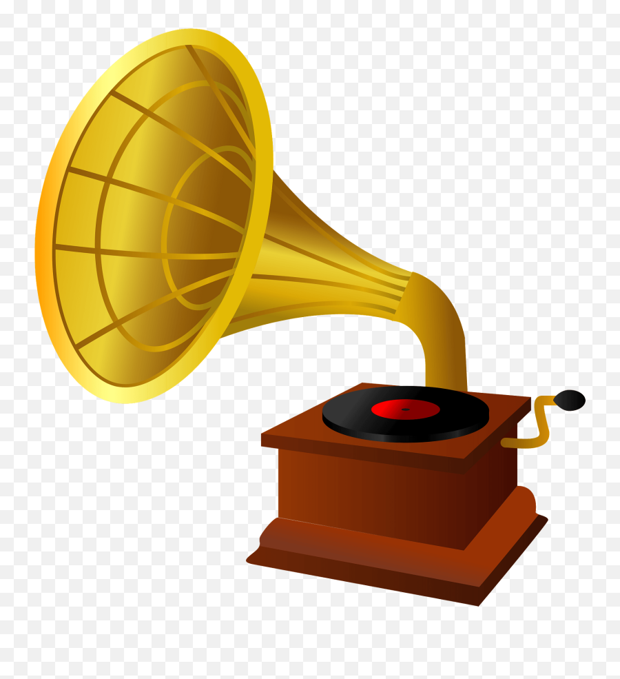 Phonograph Clipart Free Download Transparent Png Creazilla - Record Player Emoji,Records Clipart