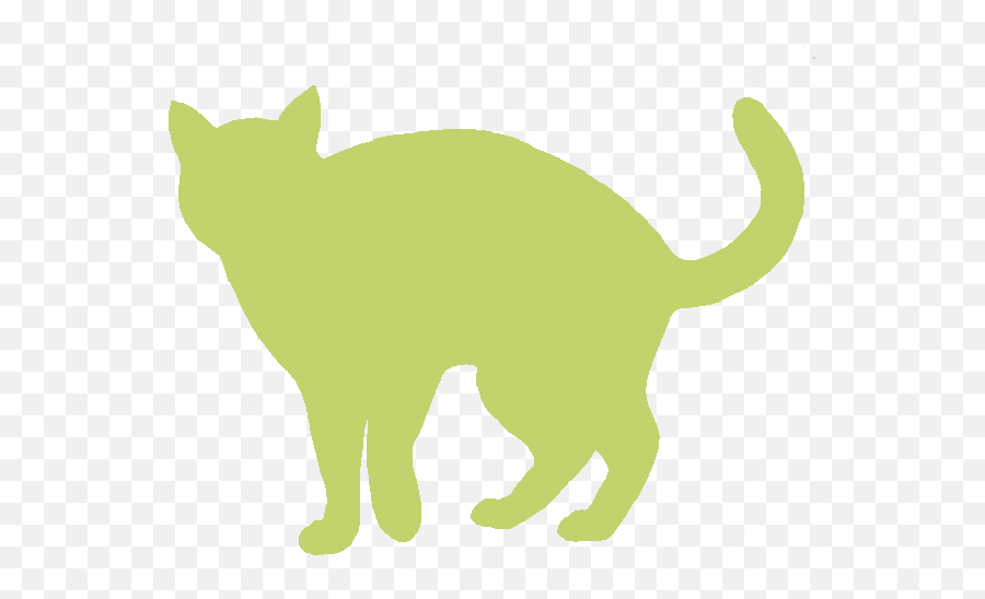 Your Catu0027s Vaccinations Need To Be Given Annually - Green Cat Silhouette Png Emoji,Black Cat Clipart