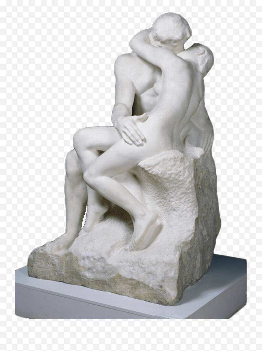 Broken Nose - Auguste Rodin The Kiss Emoji,The Thinker Png