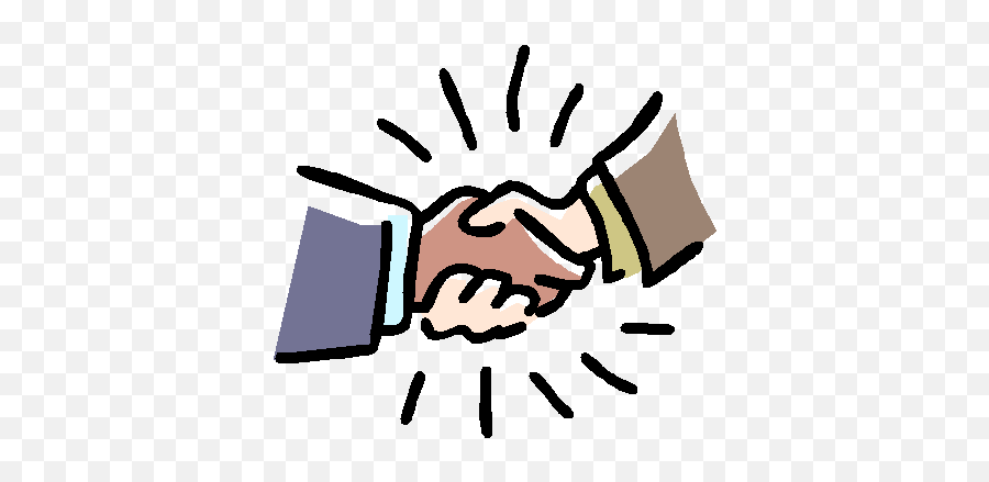 Handshake Cartoon Hand Shake Clipart - Compromise Clipart Emoji,Shake Clipart