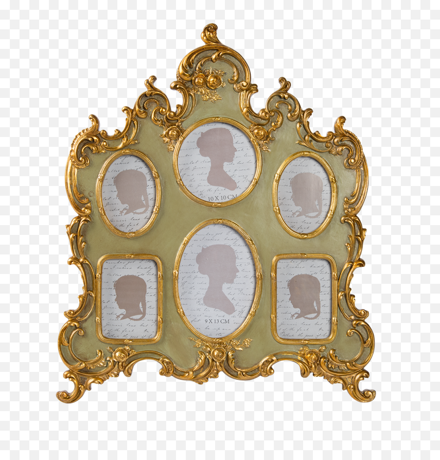 Victorian Multi Photo Frame Emoji,Victorian Frame Png