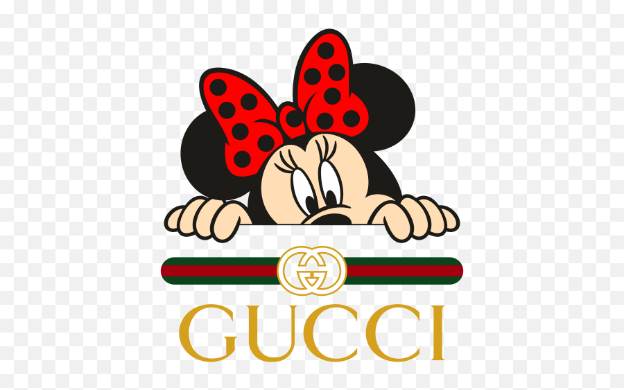 Gucci Bee Logo Svg Gucci Bee Brand Logo Svg Fashion - Silhouette Minnie Mouse Clipart Black And White Emoji,Gucci Logo Png