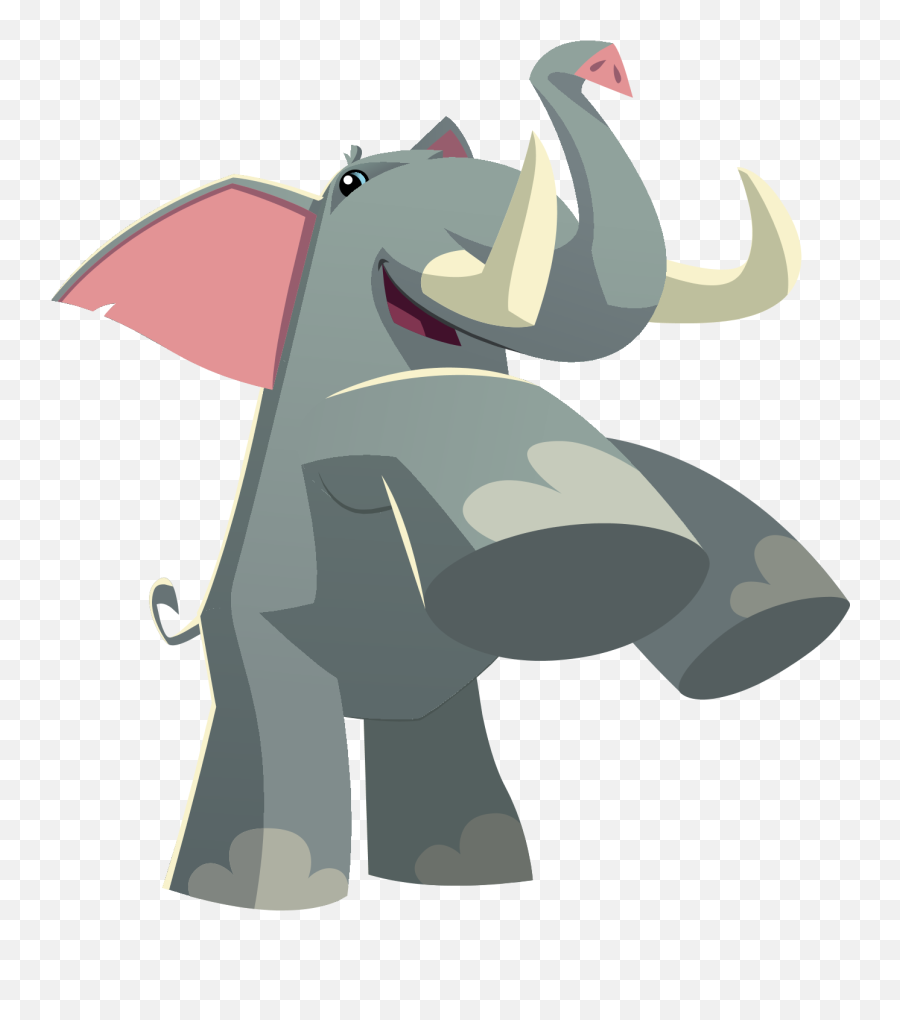 Download Hd Renovated Art Elephant - Animal Jam Elephant Png Emoji,Transparent Animal Jam