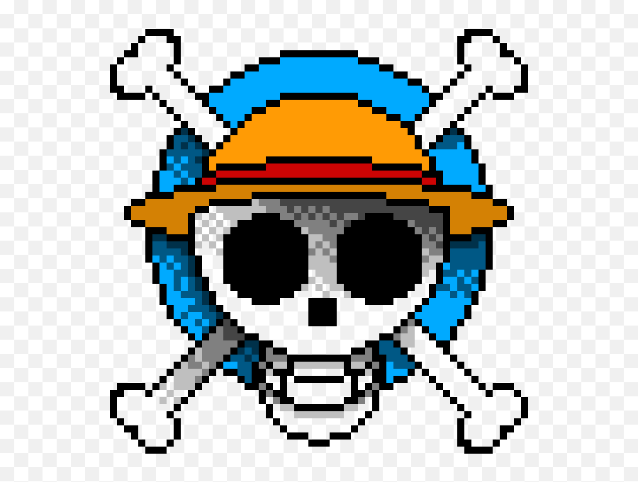 One Piece Symbol Pixel Art Maker Emoji,One Piece Logo Png