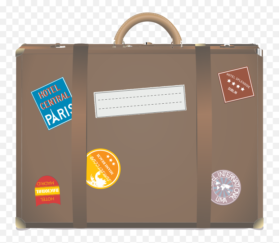 Suitcase Clipart - Animated Suitcase Emoji,Suitcase Clipart