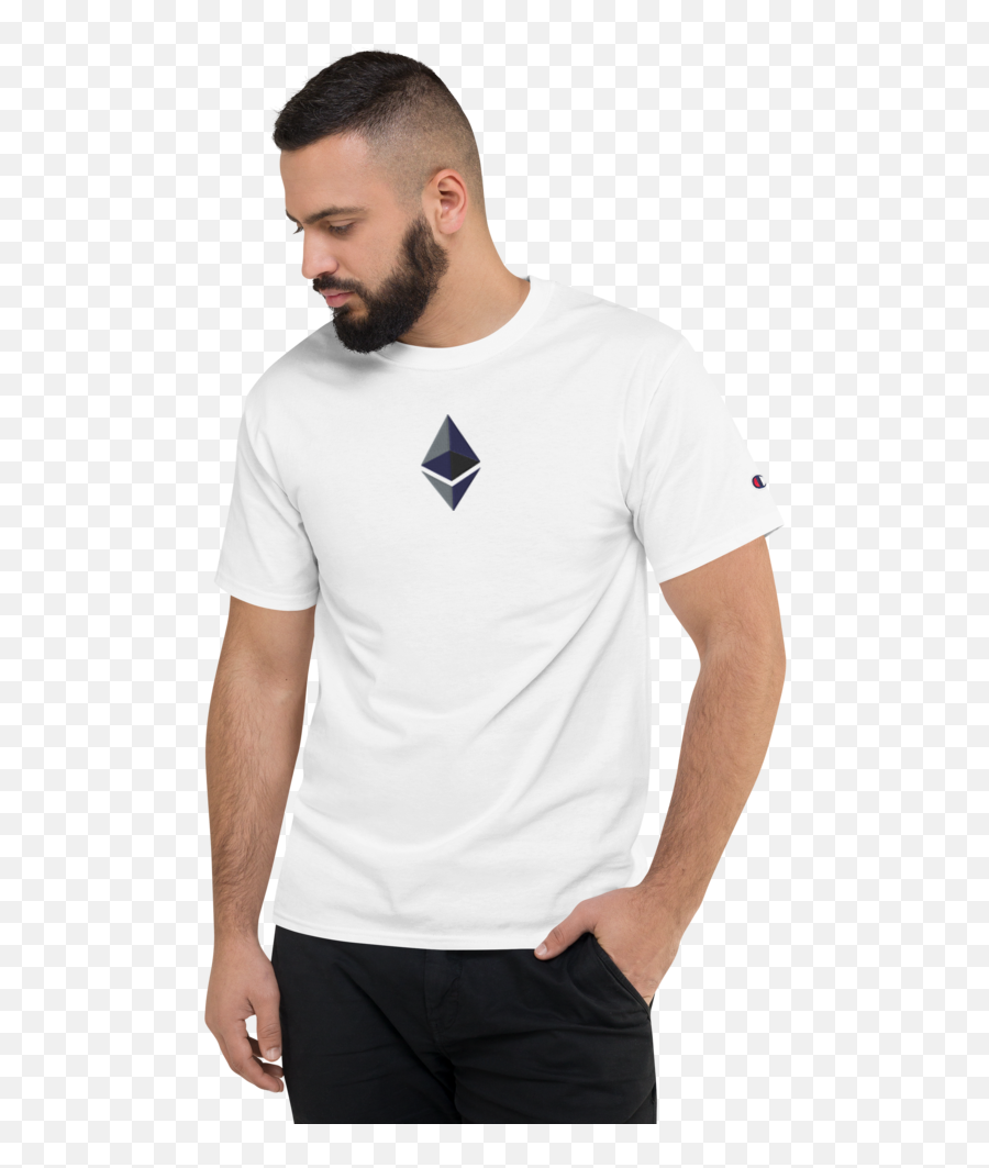 Ethereum Menu0027s Champion T - Shirt Black L From Storenvy Emoji,Storenvy Logo