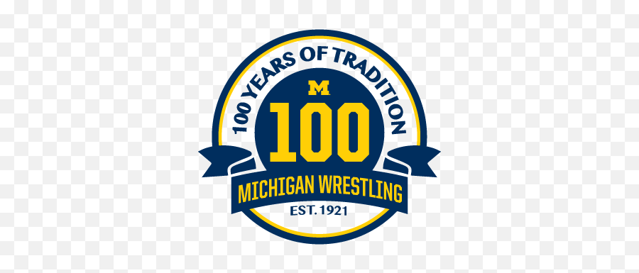 Michigan Wrestling Celebrates 100th Season - University Of Emoji,Michigan M Logo