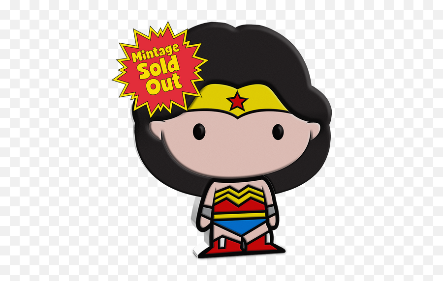 Sold Out Chibi Coin Collection Dc Comics Series U2013 Wonder Woman 1oz Silver Coin Emoji,I Wonder Clipart