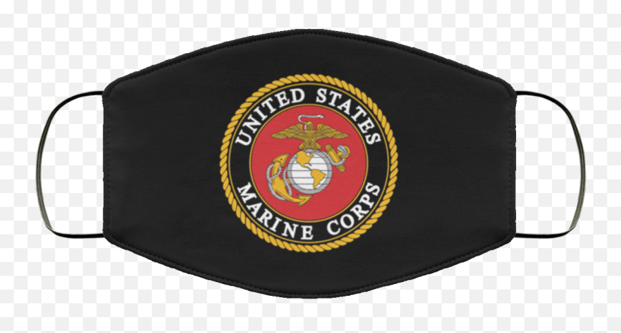 United State Marine Corps Face Mask Washable Reusable - Marine Corps Emblem Emoji,Marine Corp Logo
