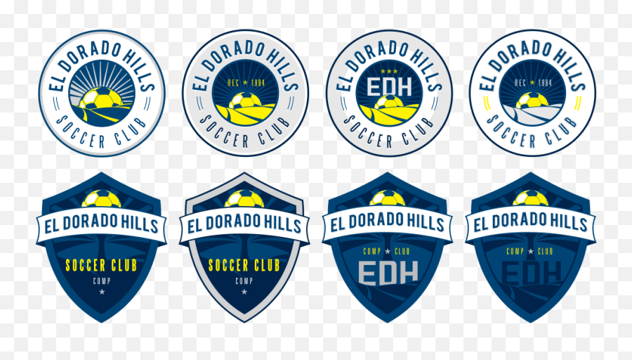 El Dorado Hills Various Soccer Logo - El Dorado Hills Soccer Club Emoji,Soccer Logo