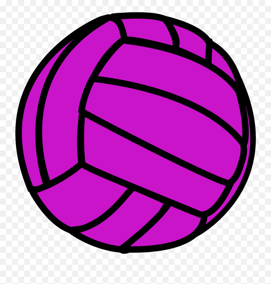 Purple Volleyball Svg Vector Purple Volleyball Clip Art Emoji,Volley Ball Clipart