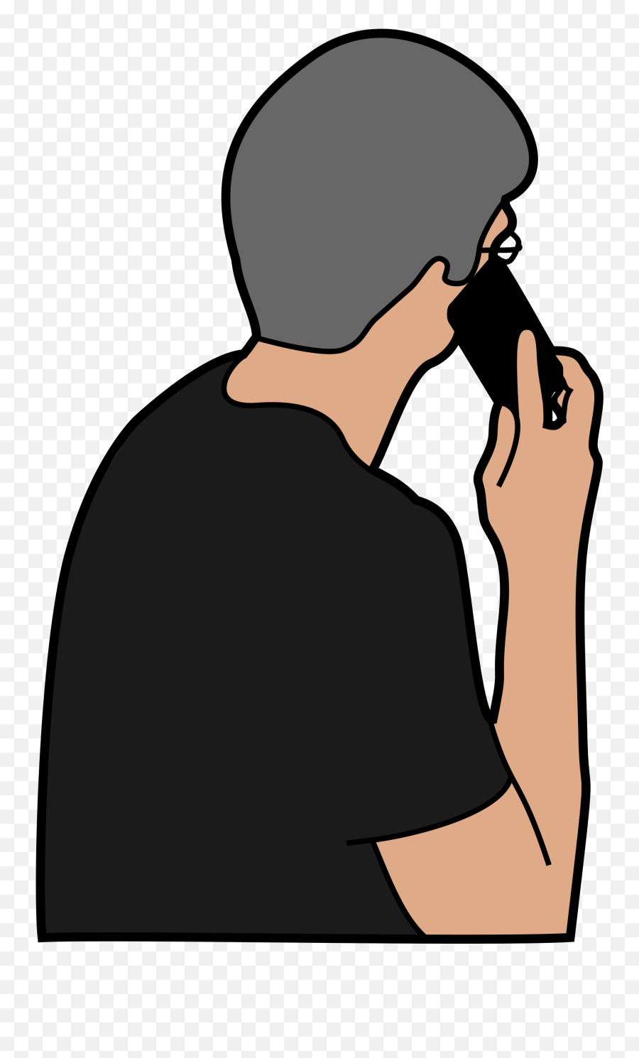 Telephone Call Mobile Phones Computer Icons Man On - Vektor Emoji,Cell Phone Clipart Free