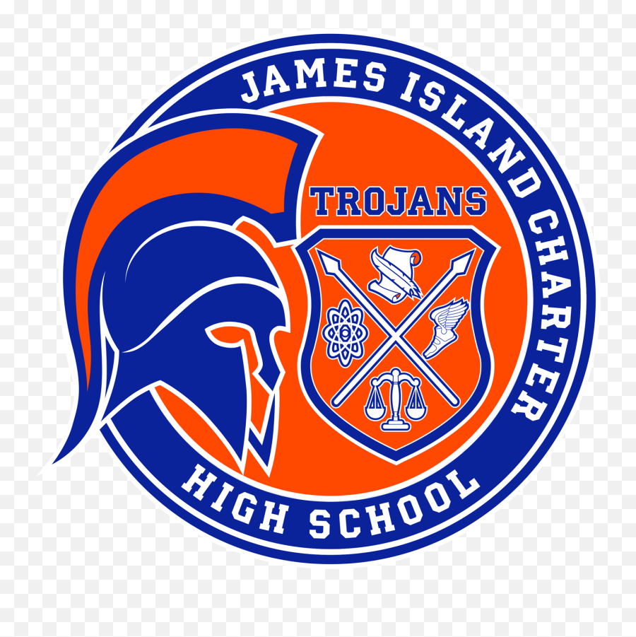 James Island Charter High School Homepage Emoji,Trojans Head Logo