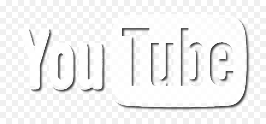 Youtube Logo Png White Transparent Png - Youtube Logo Black Emoji,Youtube Logo Png