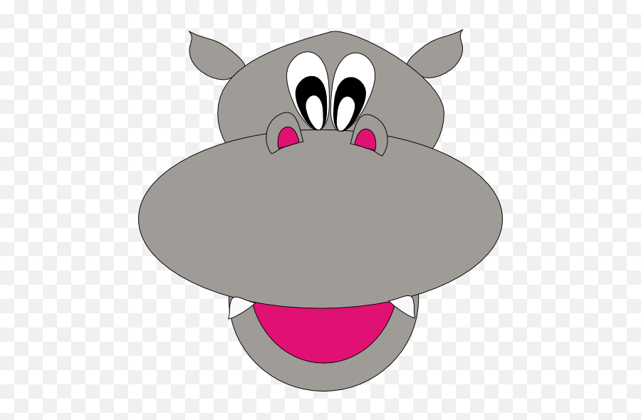 Smiley Hippo Clipart Royalty Free Public Domain Clipart - Baby Hippo Face Clipart Hd Emoji,Public Domain Clipart