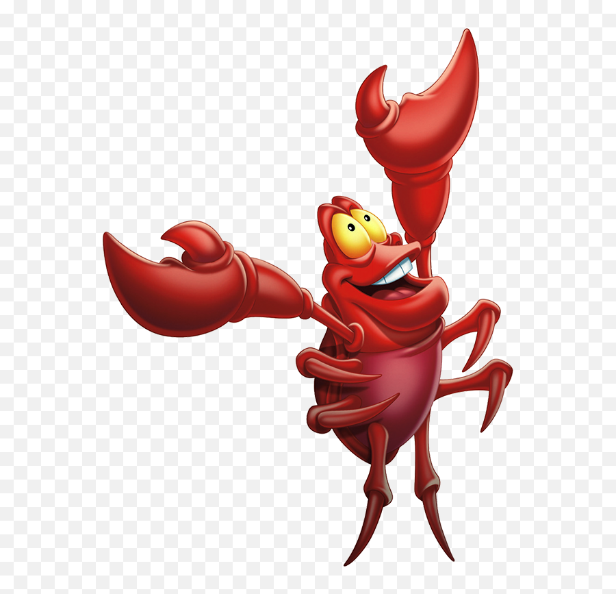 Lobster Clipart Sebastian - Little Mermaid Sebastian Png Sebastian The Little Mermaid Png Emoji,Little Mermaid Clipart