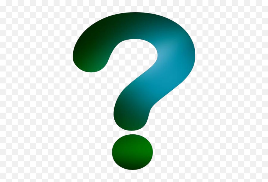 Transparent Question Mark Logo - Dot Emoji,Question Mark Logo