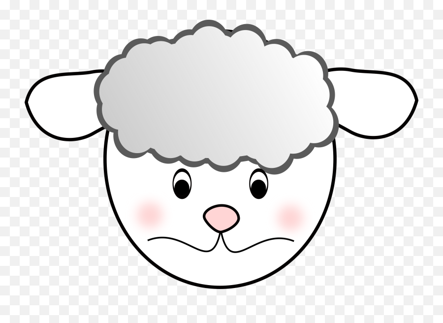Sheep Bad Clipart I2clipart - Royalty Free Public Domain Sheep Face Clip Art Emoji,Bad Clipart