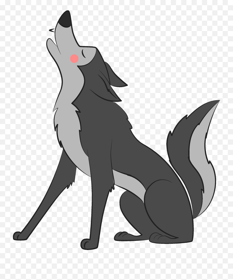 Wolf Clipart - Wolf Clipart Emoji,Wolf Clipart