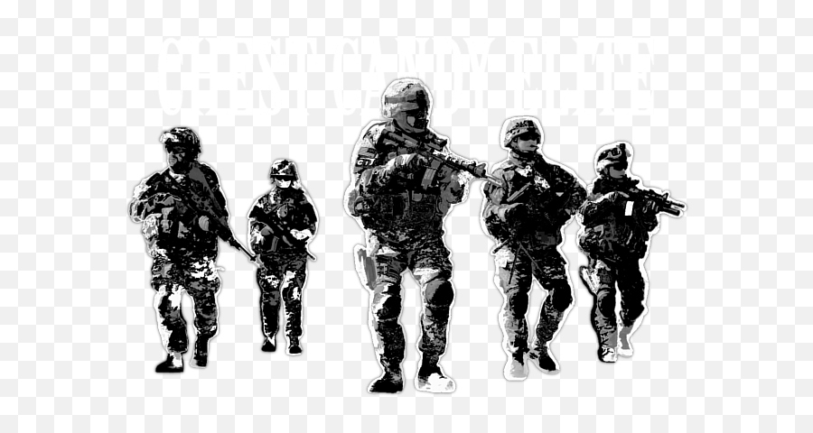 People Looking - Soldiers Squad Hd Png Download Original Military Pose Emoji,People Looking Png