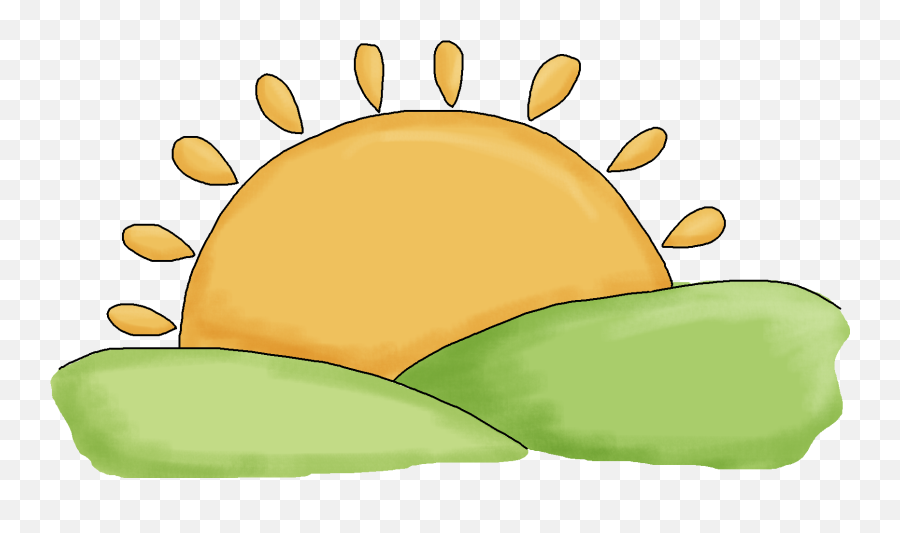 Sunrise Clipart Transparent - Clip Art Emoji,Sun Rise Clipart