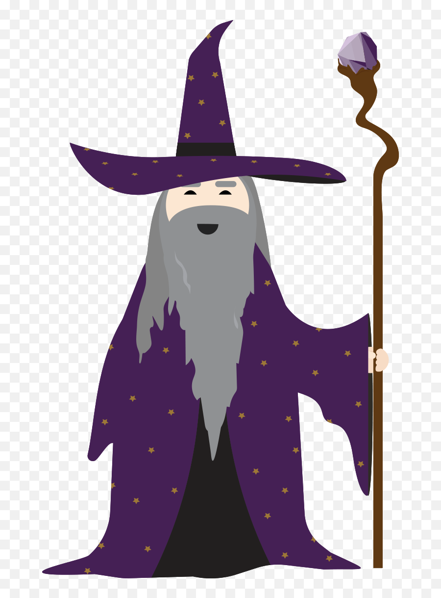 One Day A Wizard Approached The Magic Wand - Cartoon Emoji,Magic Wand Clipart